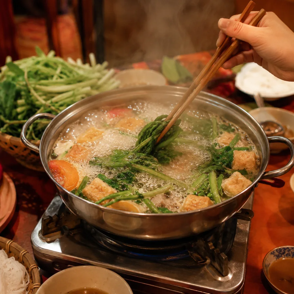 Bàn ăn tại Bún Bò Liên K7